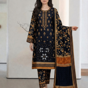 3 Piece Embroidered Lawn Suit ( Unstitched )