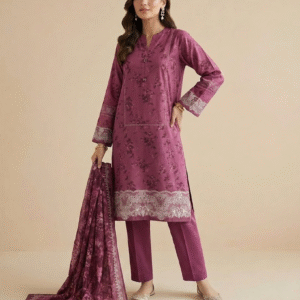 3 Piece Printed Lawn Suit ( Unstitched )